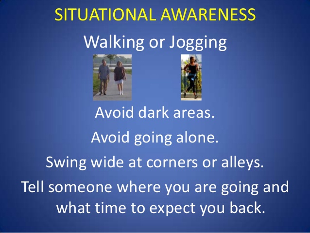 Using Situational Awareness For Personal Safety